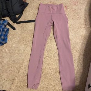 Lululemon light purple leggings